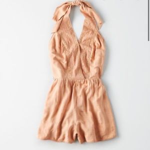 American Eagle Halter Romper